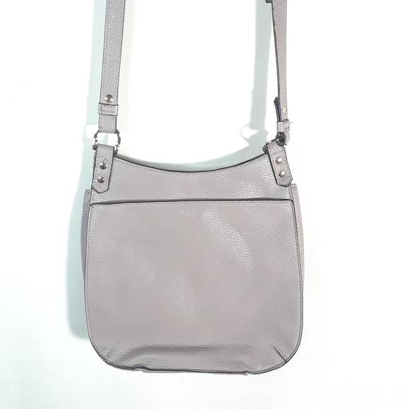 Merona purplish gray shoulder bag with flap - Picture 8 of 8